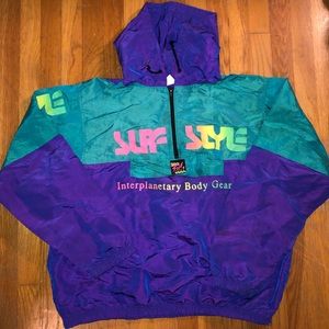 Vintage neon wind breaker
